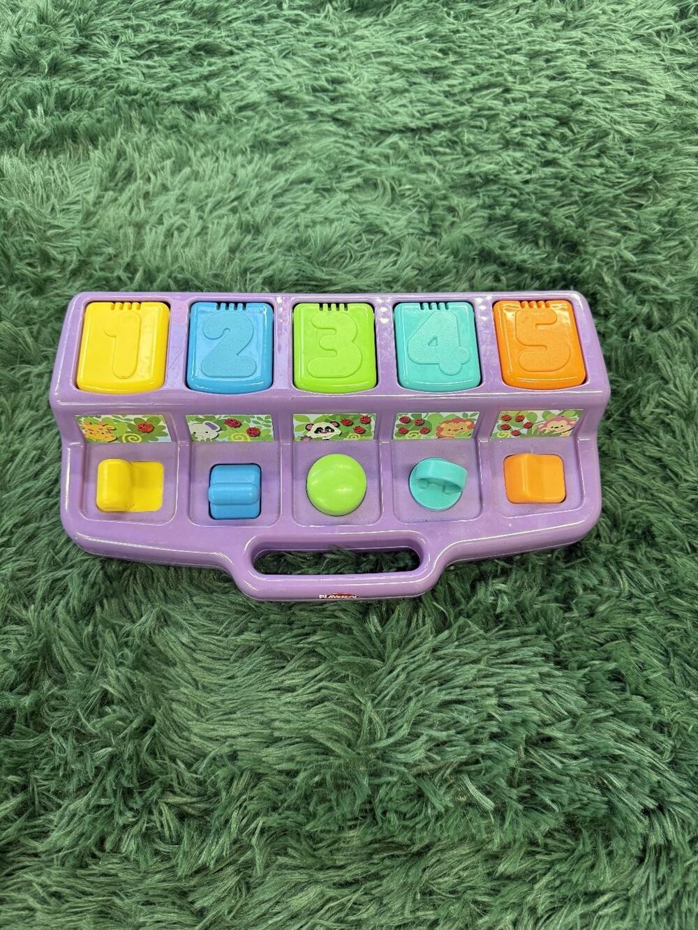 Vintage 1995 Playskool Pop Up Pals Discovery Toy Animal Numbers Preschool